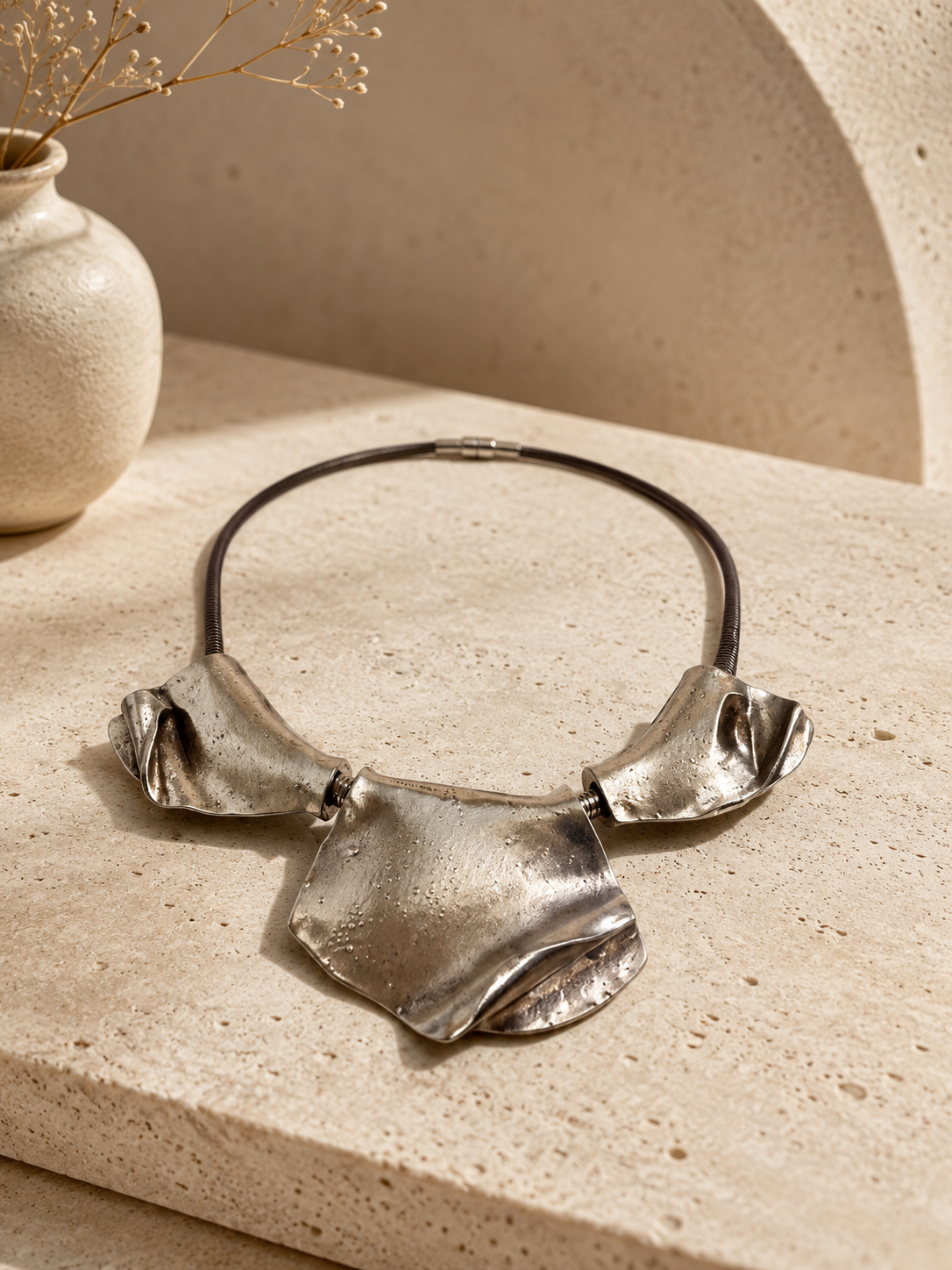 vintage Ketting One size Zilver