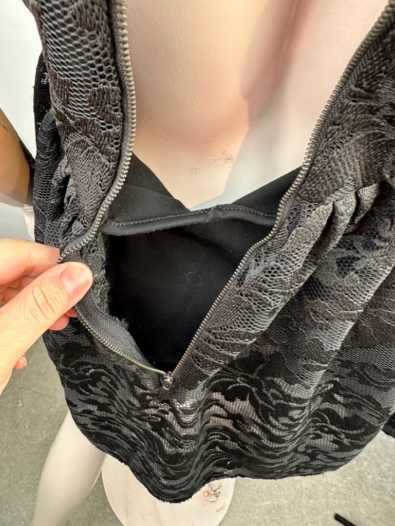 Maje kanten jurk maat 1