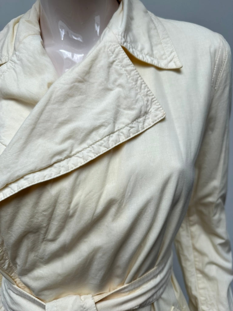 Sportmax crème trenchcoat maat 38