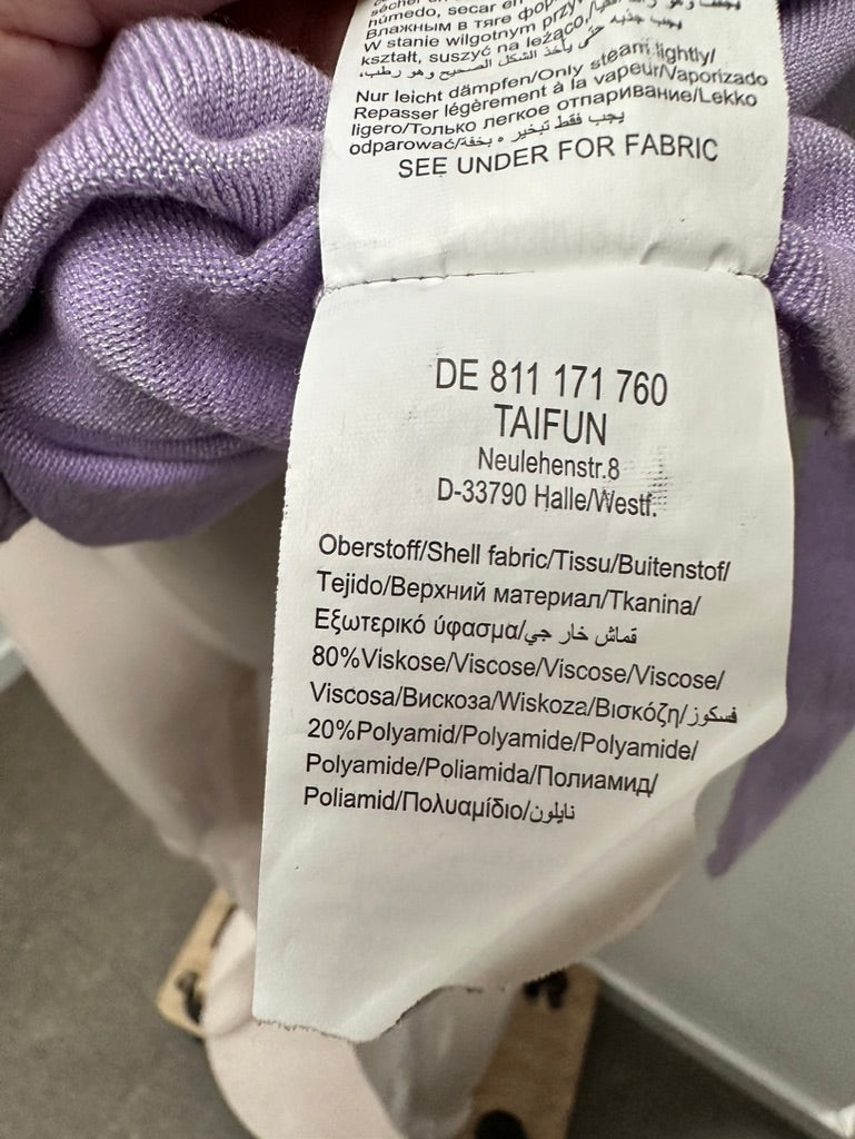 Taifun Vest maat 38 lila