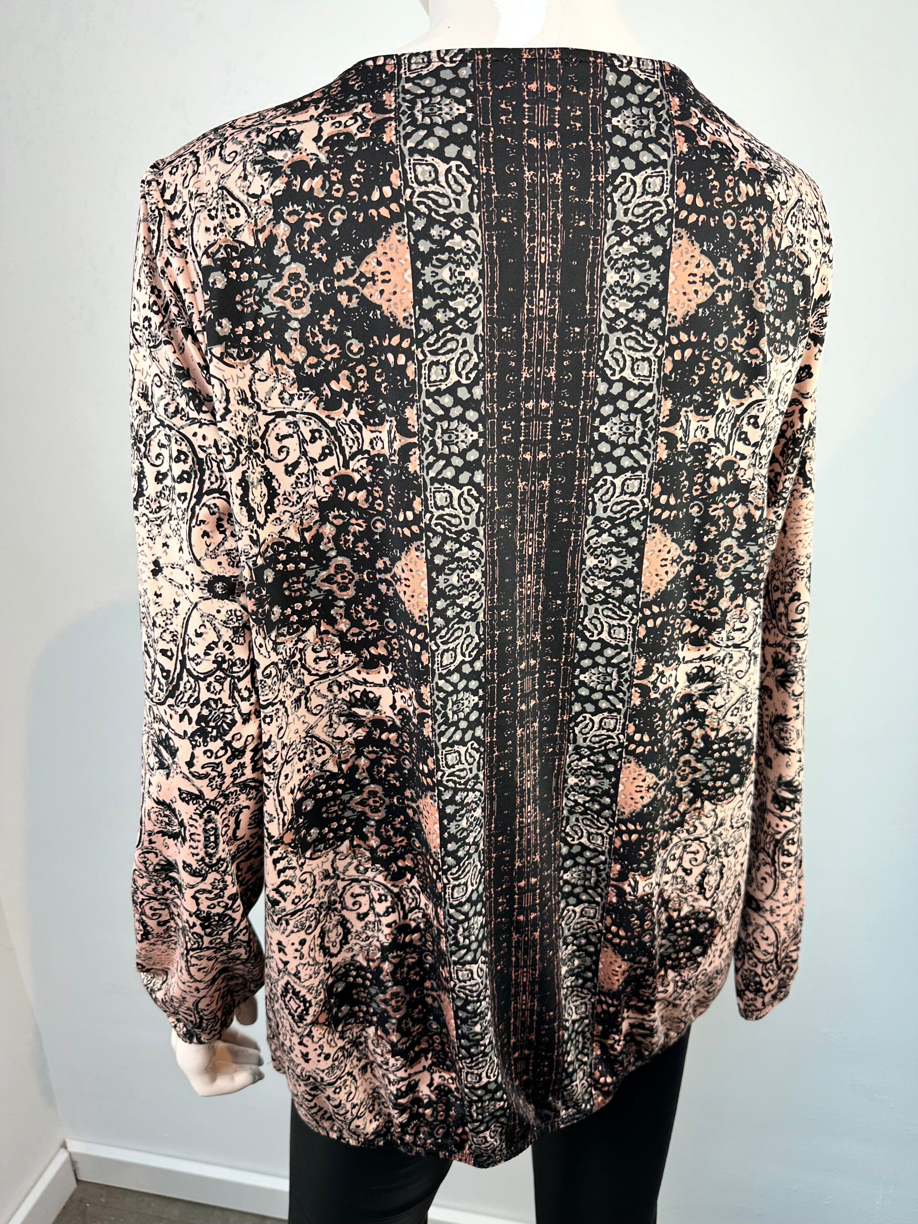 K-Design longsleeve met beaded halslijn maat XL