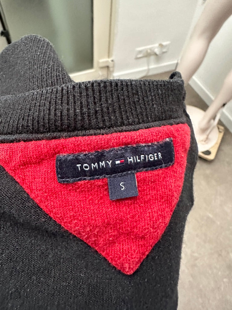 Tommy Hilfiger zwarte trui met v-hals