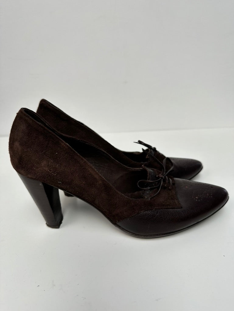 Zinda bruine pumps maat 38