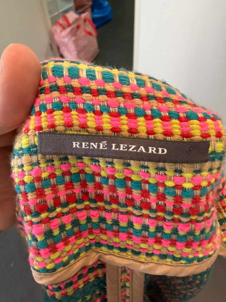RENÉ LEZARD - Blazer - meerkleurig, gestreept, drie knopen - S