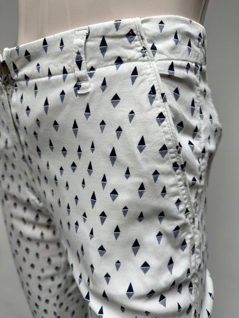 Gaastra witte broek met print maat XS