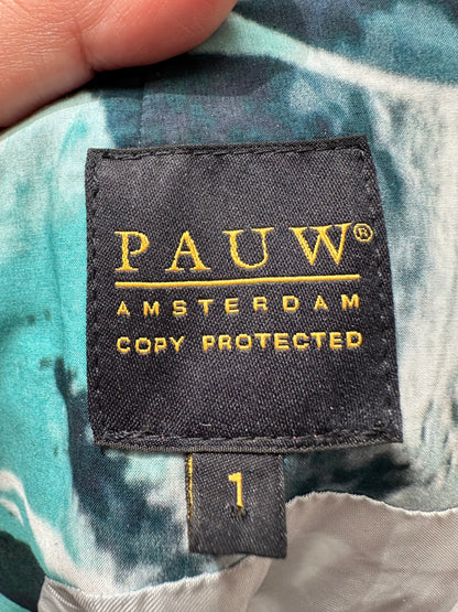 PAUW Amsterdam mouwloze top blauw/wit maat 1