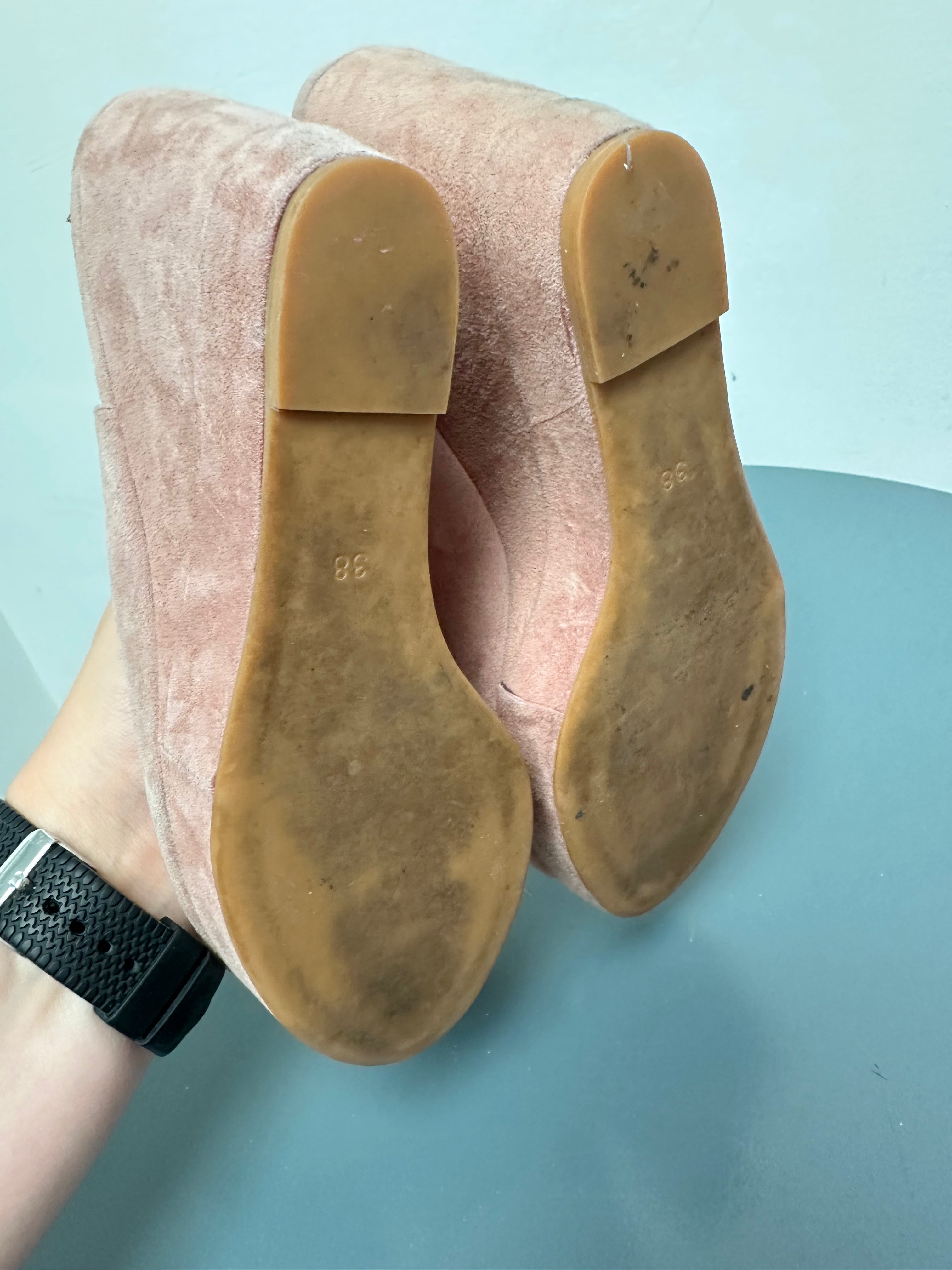 Essentiel Antwerp roze sleehak sandalen maat 38