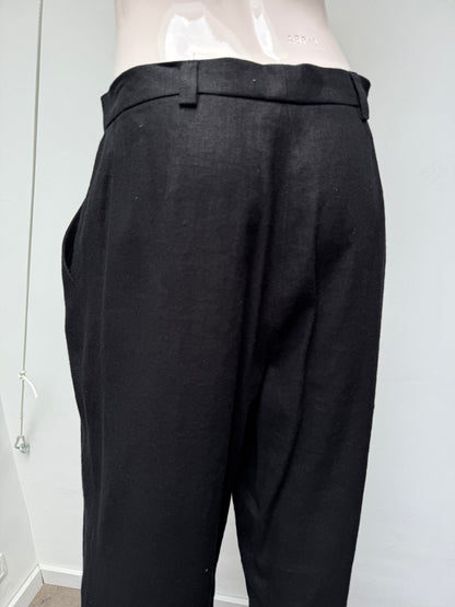 Hirsch linnen broek maat 40 zwart