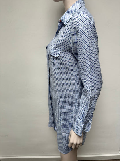La Chemise Tropezienne linnen overhemd maat M