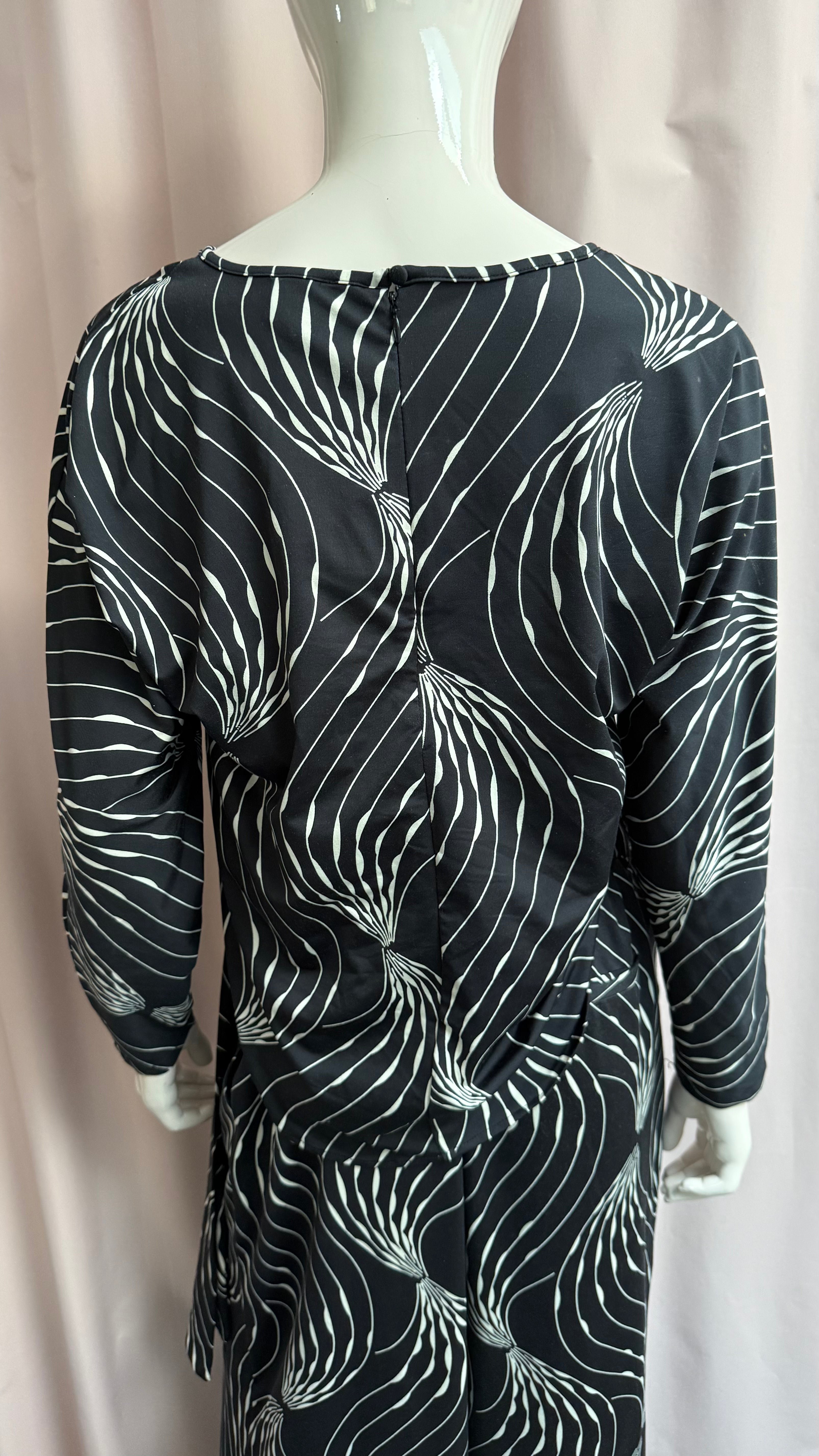 K-design Jumpsuit maat M Zwart en beige