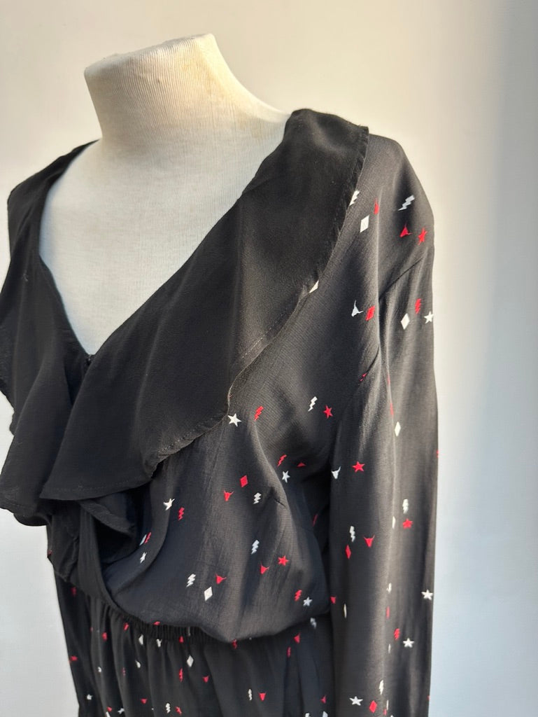 Alix zwarte jurk maat L