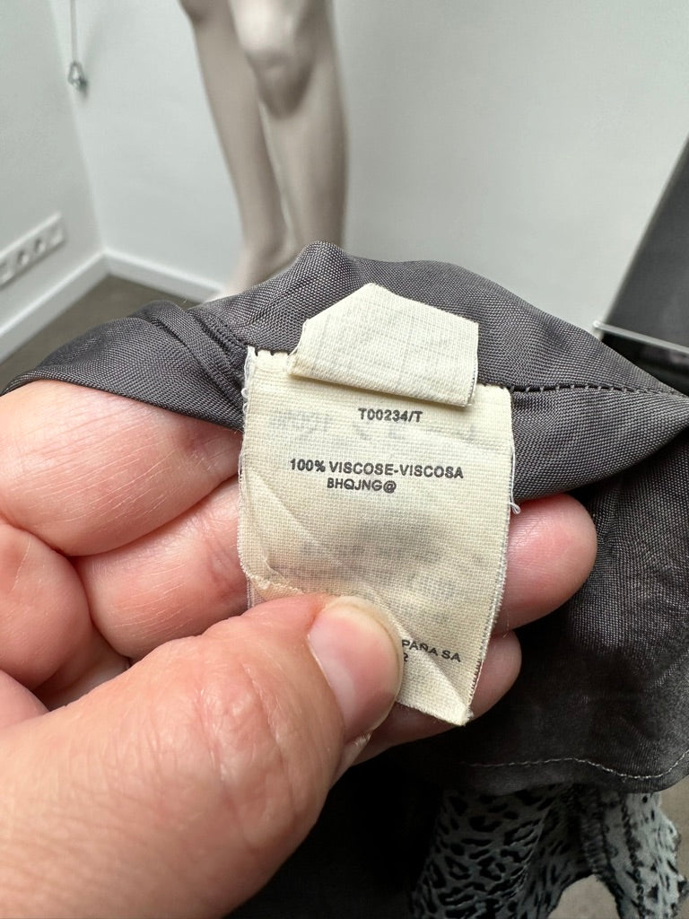 Alain Manoukian grijze rok met print maat M