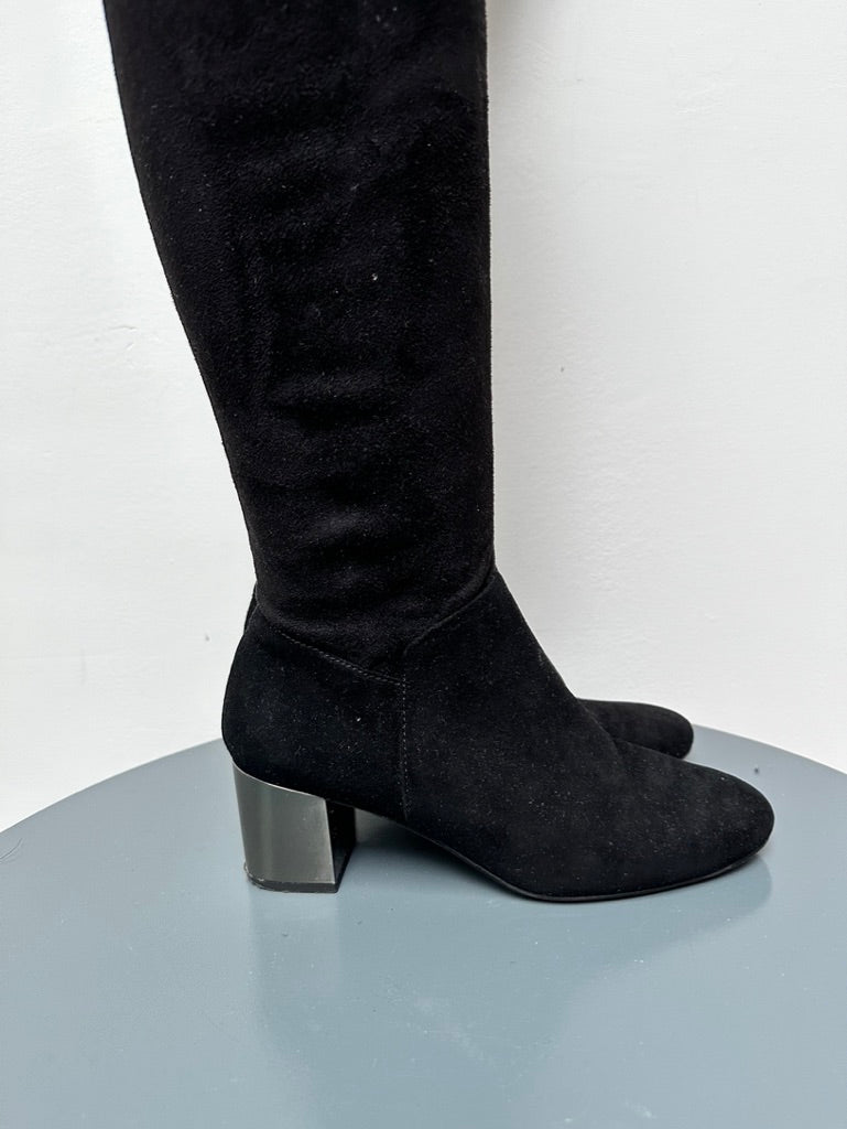 Whatfor zwarte knielaarzen maat 36