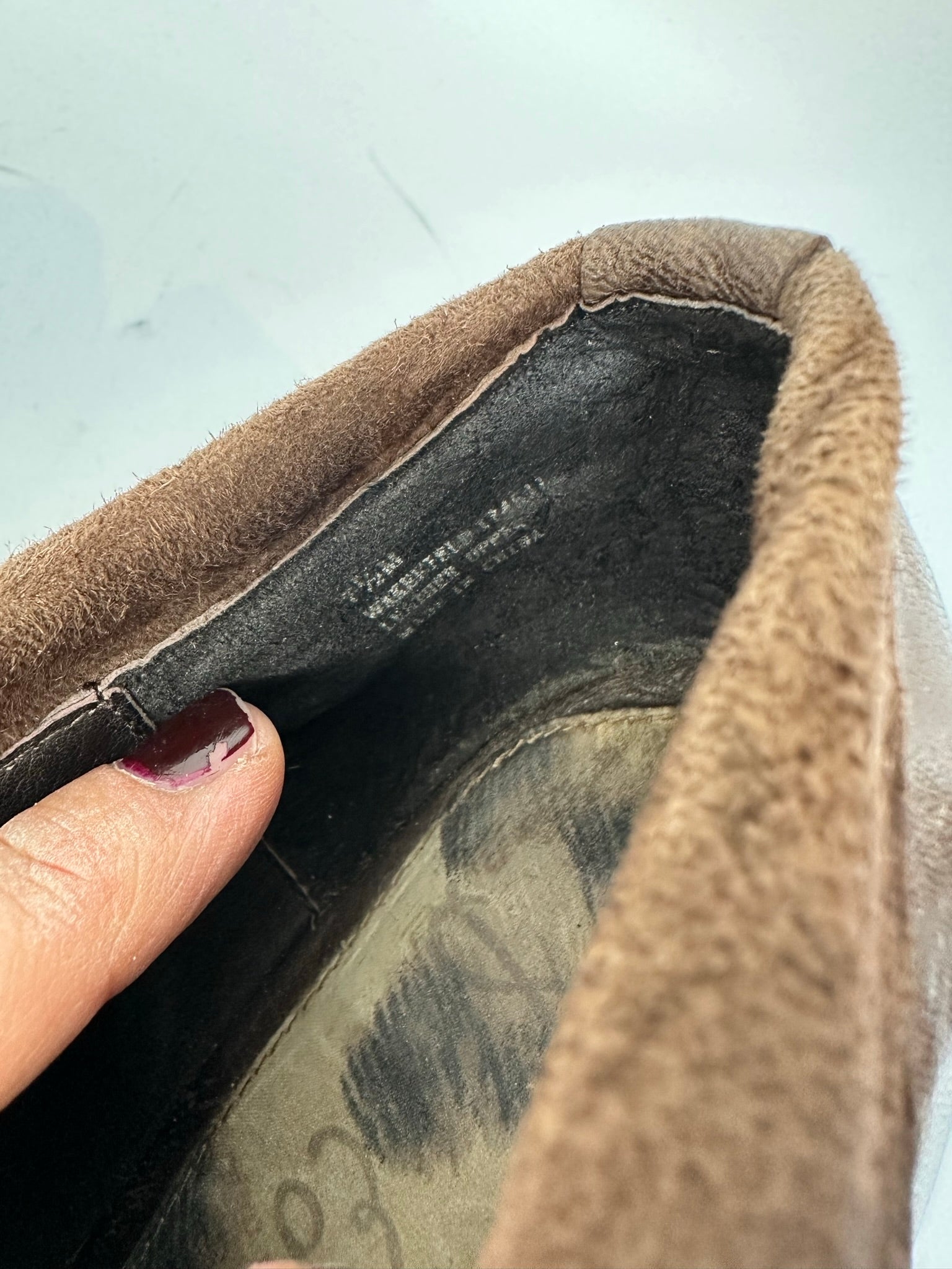 Sam Edelman bruine peeptoe wedge maat 7,5 (38)