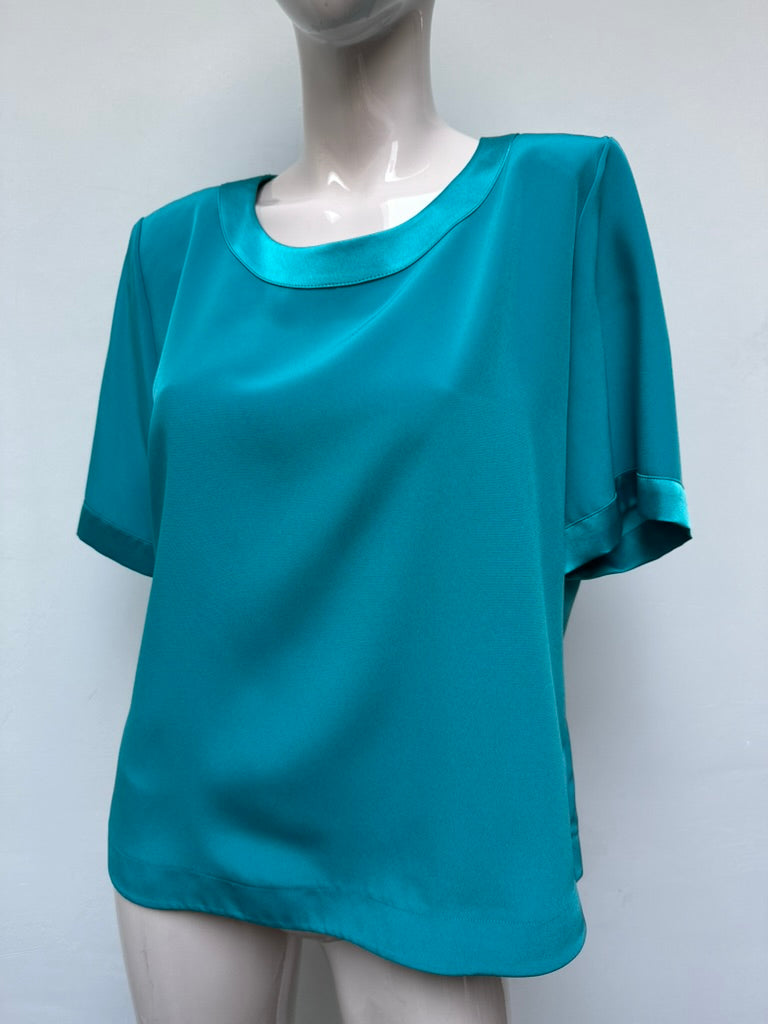 Sommermann turquoise top maat 40