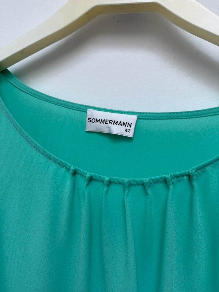 Sommermann turquoise blouse maat 42