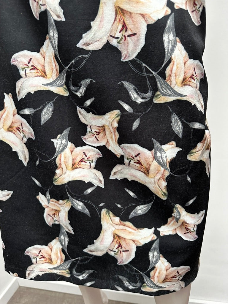 Smashed Lemon gebloemde rok maat XL