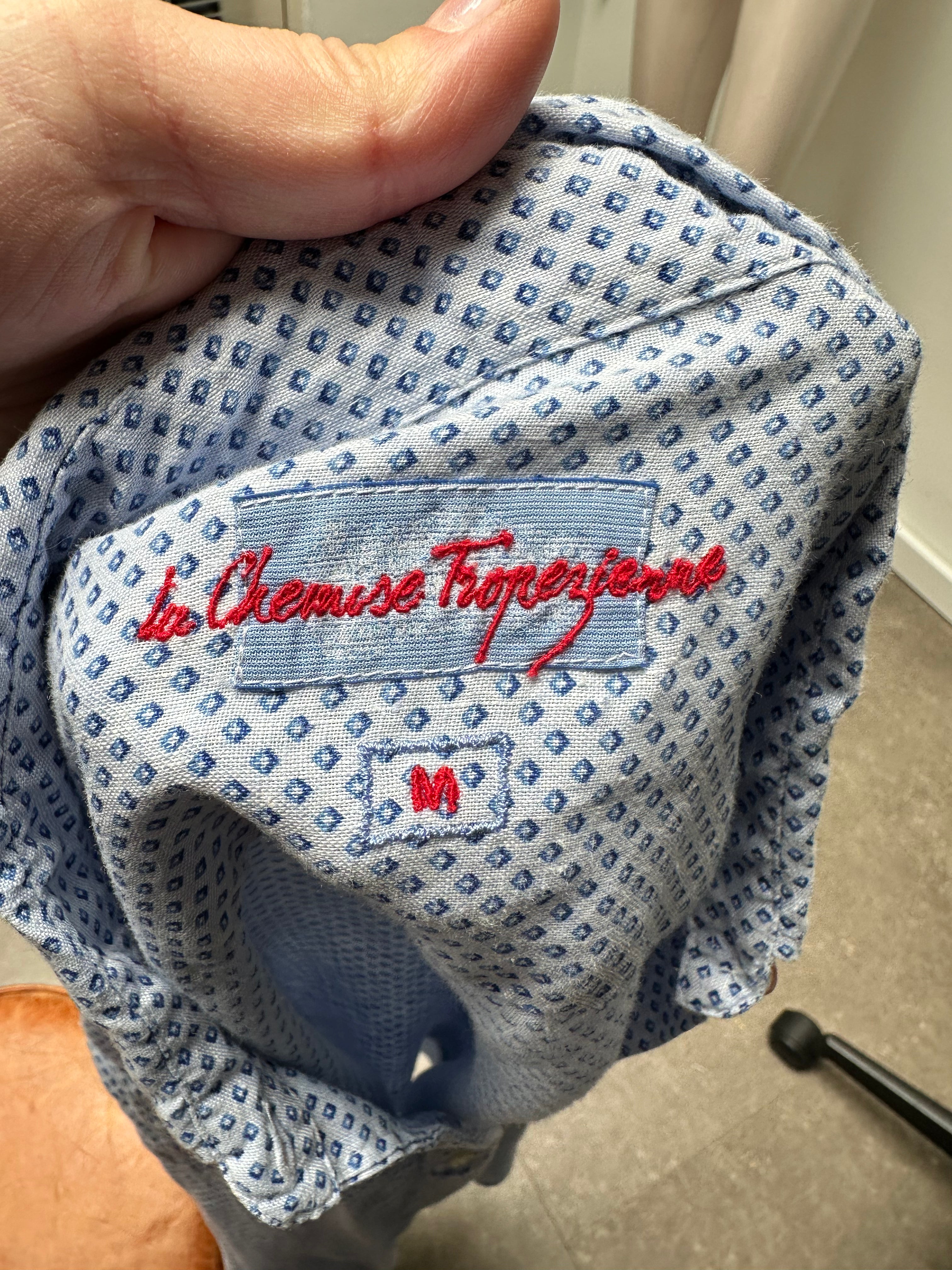 La Chemise Tropezienne linnen overhemd maat M