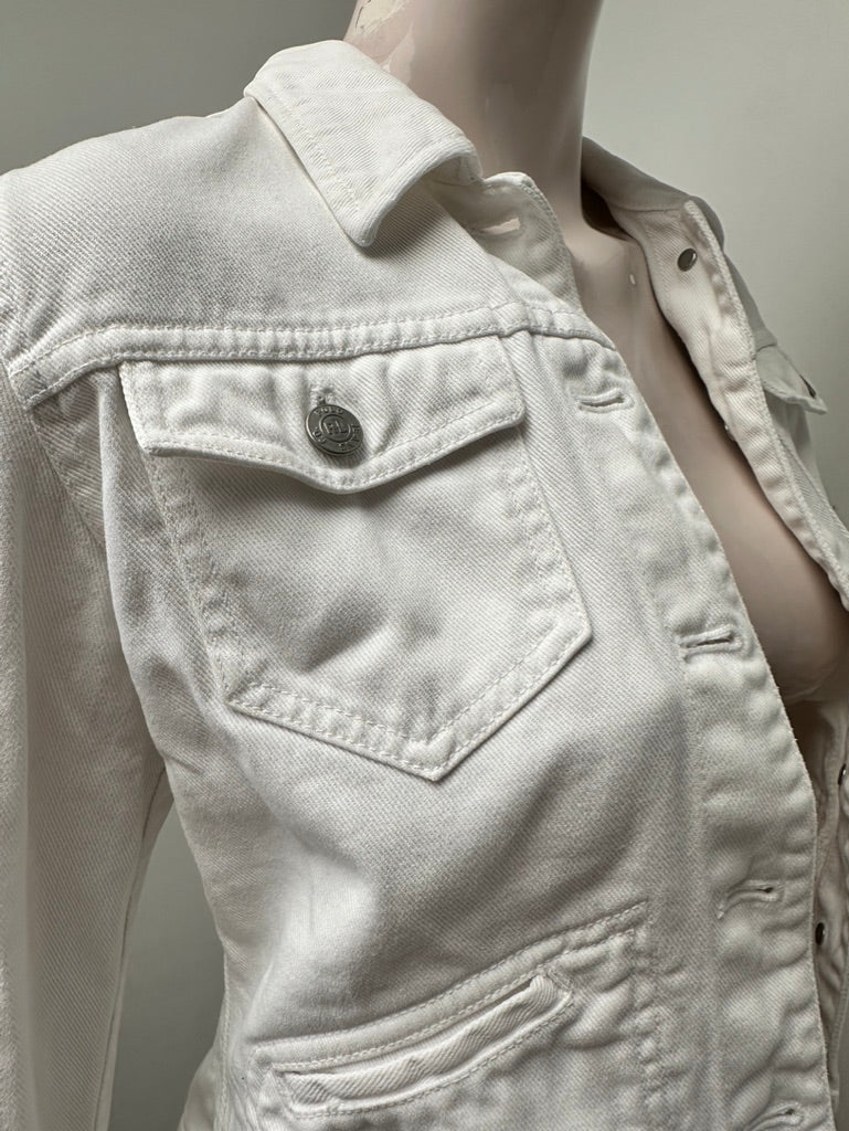 Ralph Lauren Polo wit jeans jasje maat S