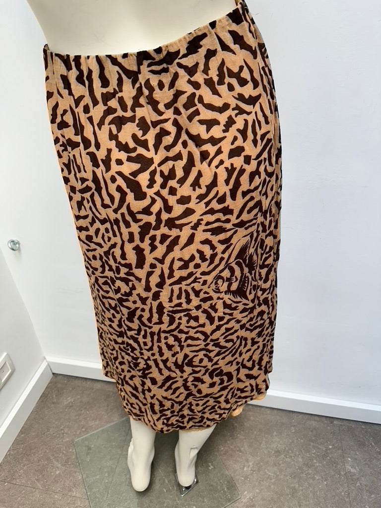 Fabienne Chapot rok in beige/bruin maat 36