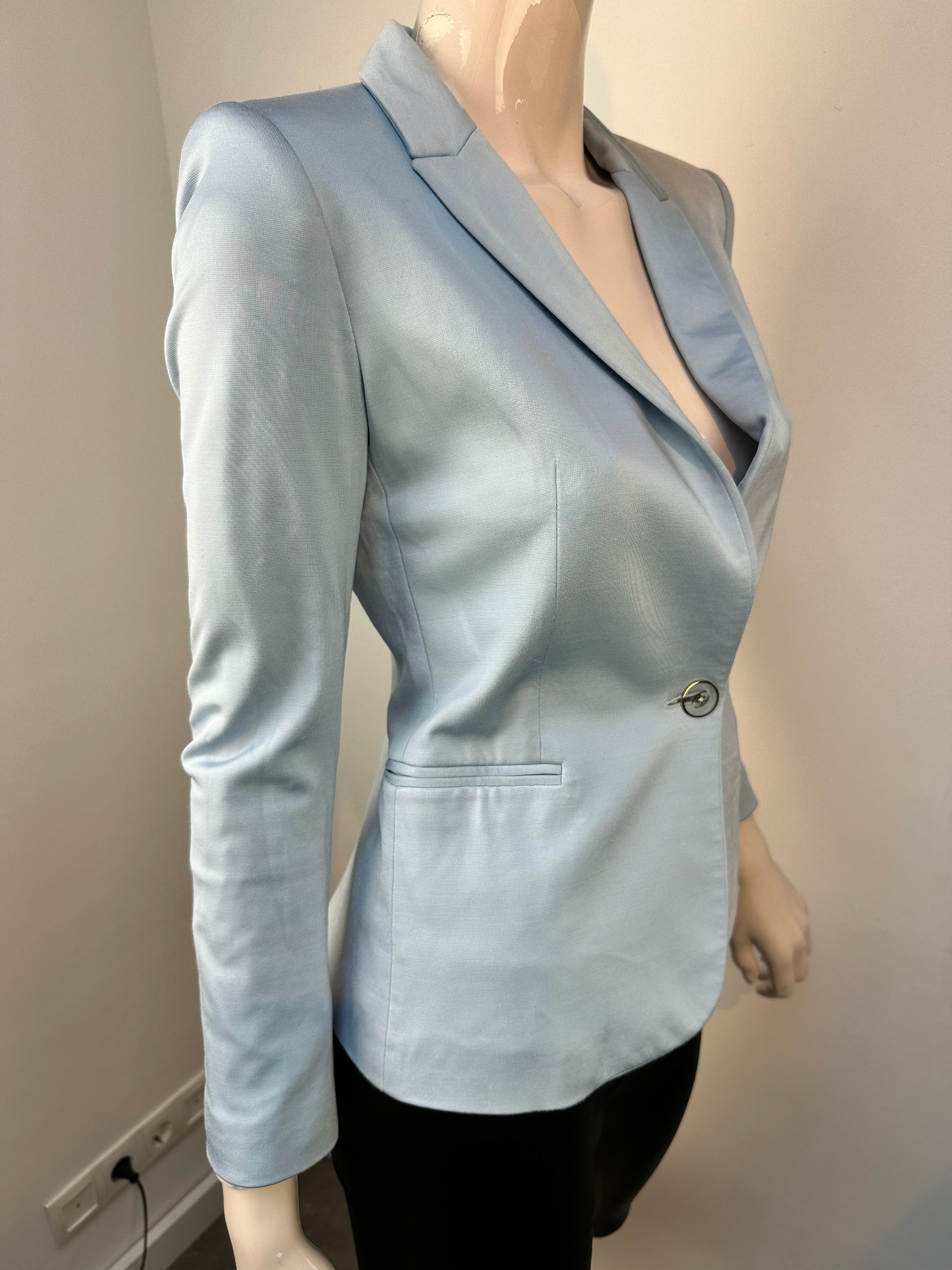 Just Cavalli lichtblauwe blazer maat XS