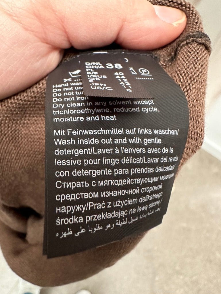 Taifun Longsleeve maat 40 zwart/bruin