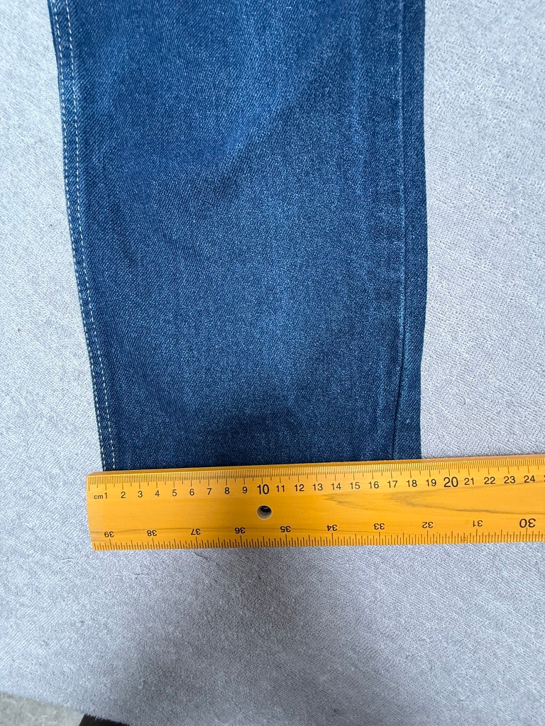 ba&sh - Broek - blauw, denim, rechte pijp - S