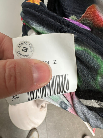 Marc Cain bodycon gebloemde jurk maat 3
