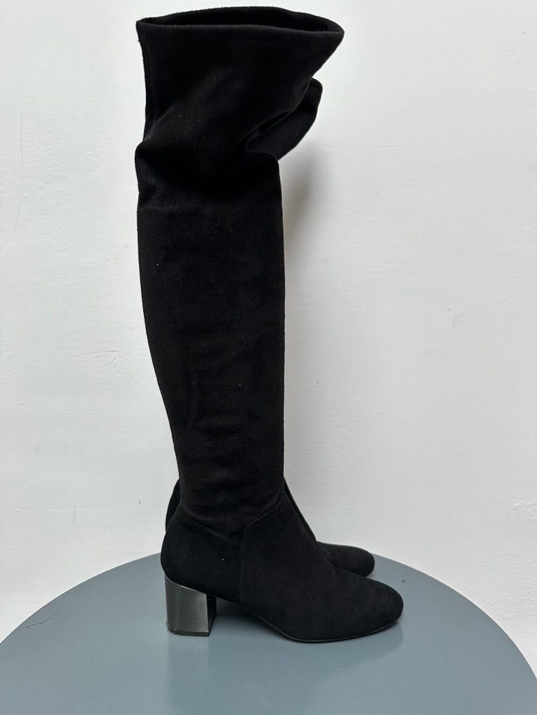 Whatfor zwarte knielaarzen maat 36