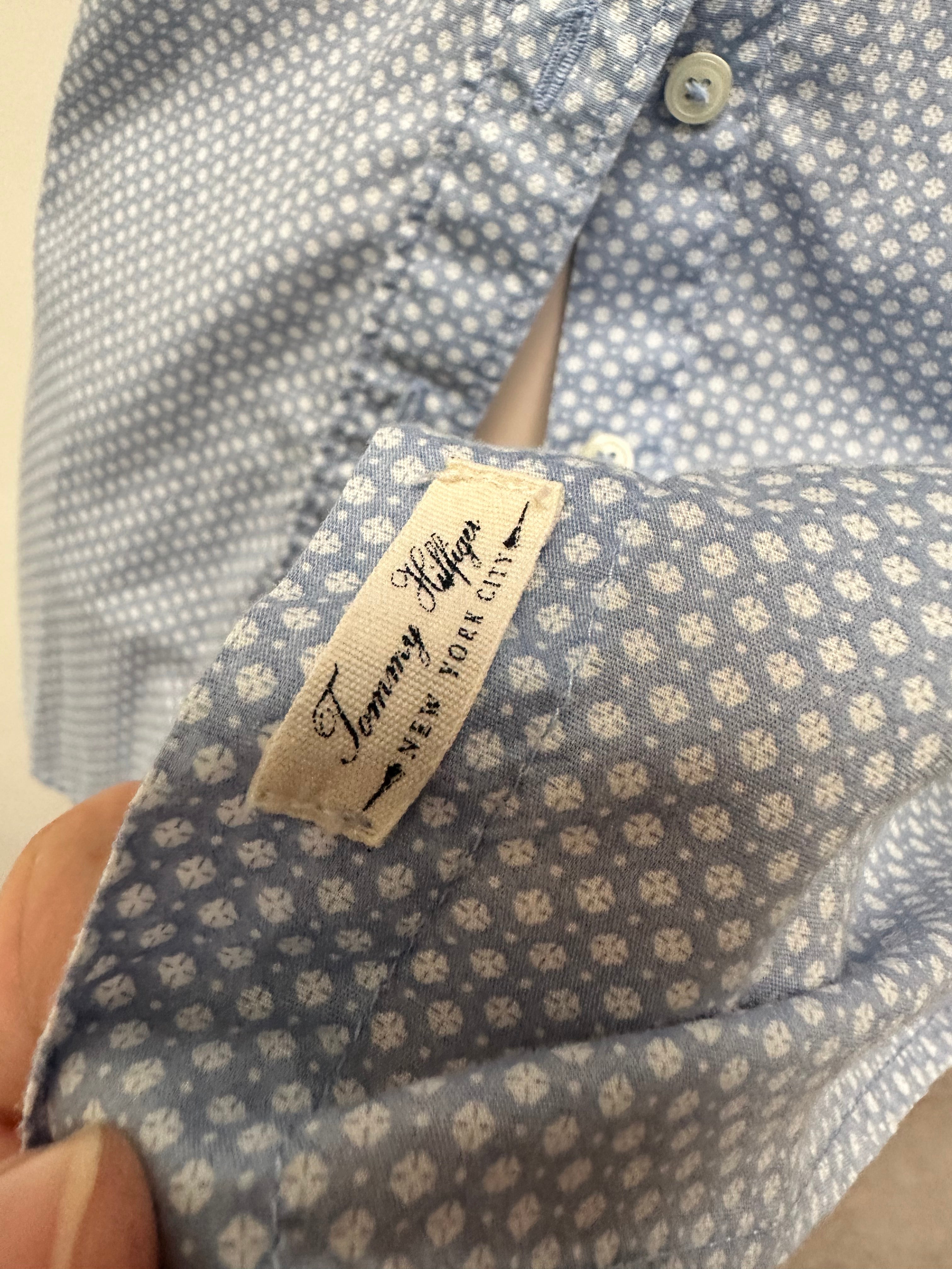 Tommy Hilfiger blauwe blouse maat 1