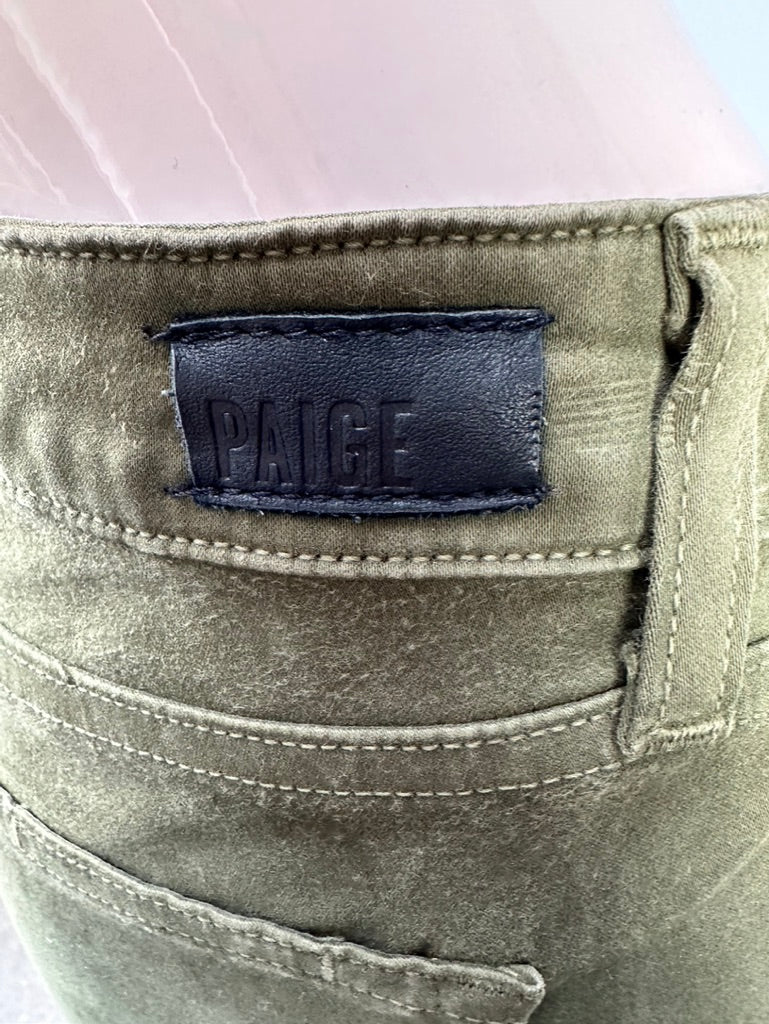 Paige khaki jeans maat 31