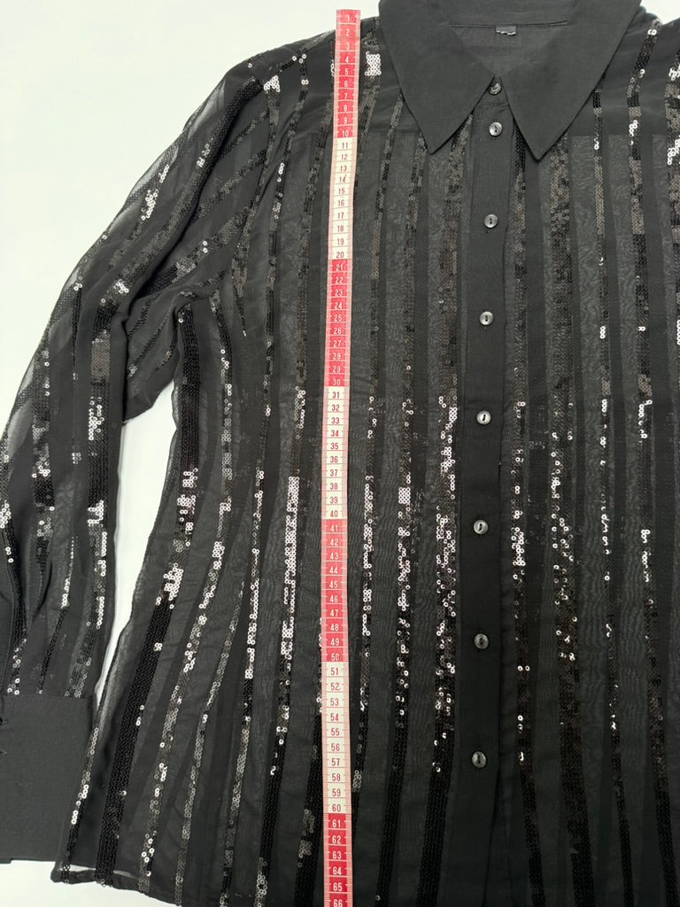 Amisu Blouse maat 40 Zwart