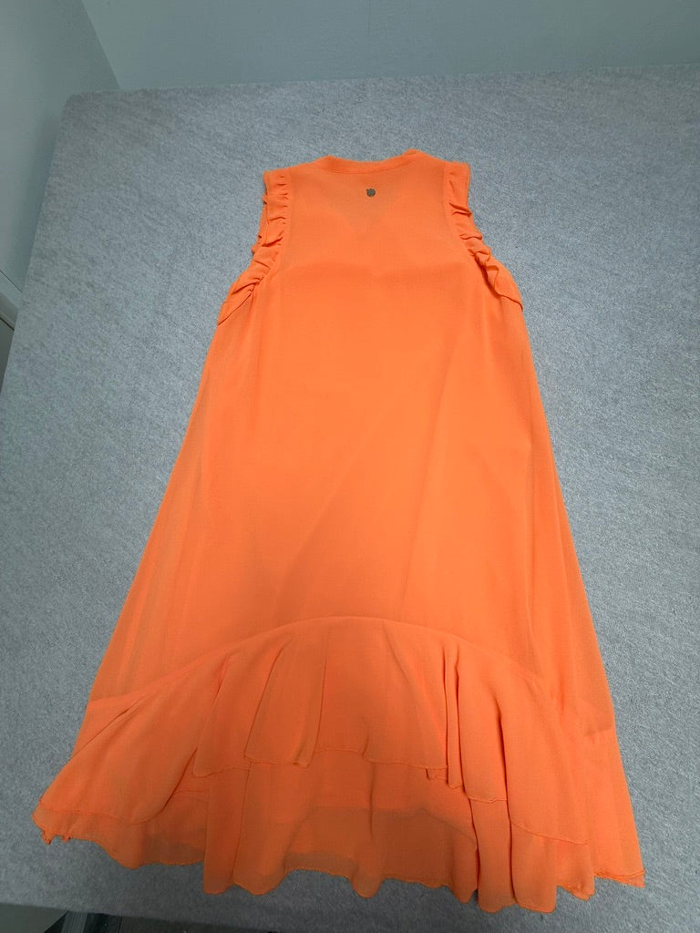 Fracomina - Jurk - oranje, mouwloos, V-hals - S