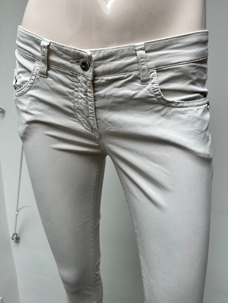 Patrizia Pepe witte skinny broek maat 26