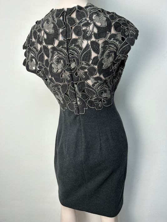 Blumarine wollen grijze jurk maat 38 (IT44)