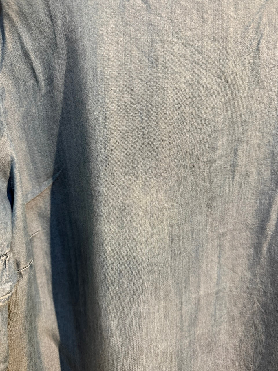 Mint Velvet - Jurk - blauw, denimlook, 3/4 mouw - L