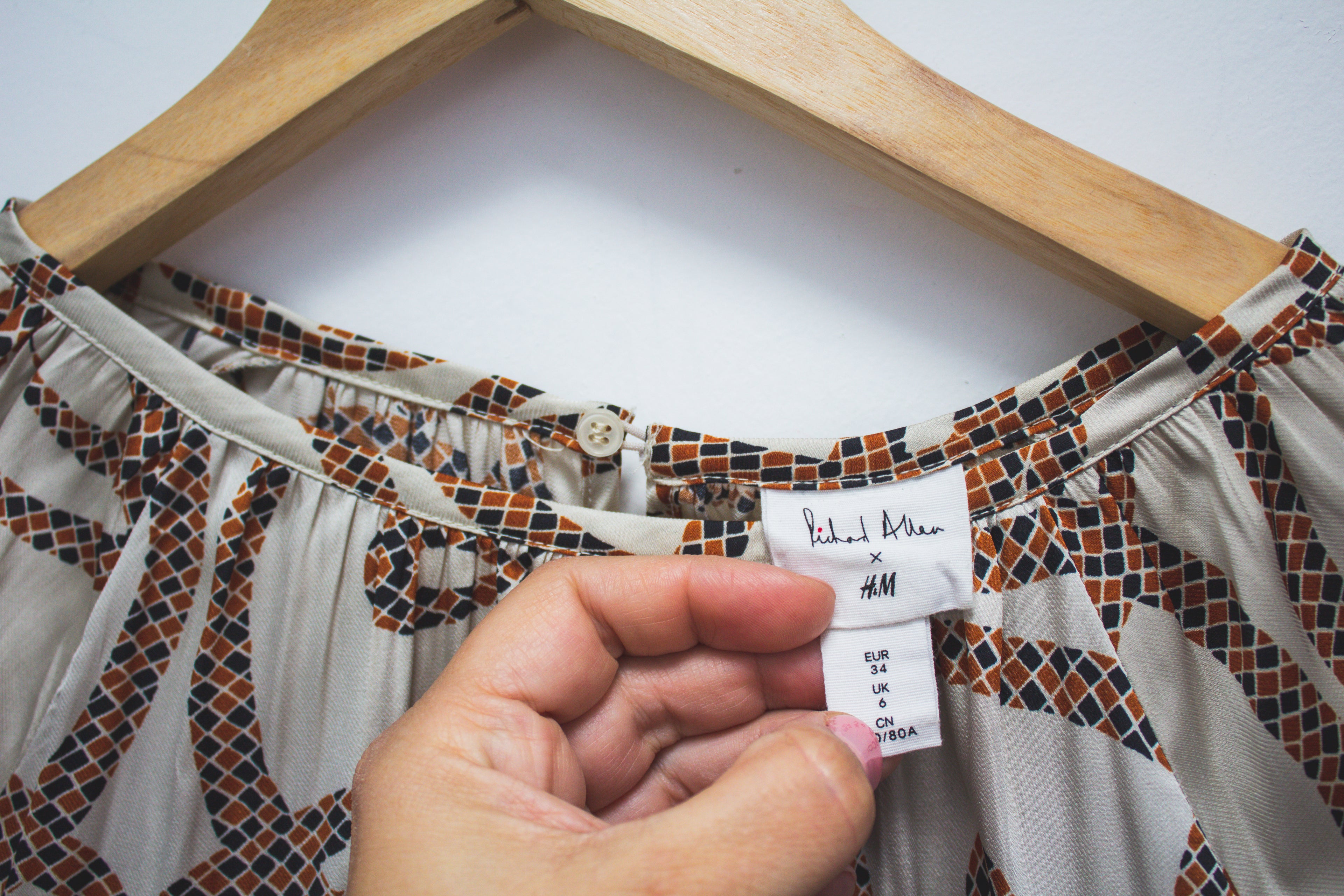 Richard Allan x H&M blouse maat 34