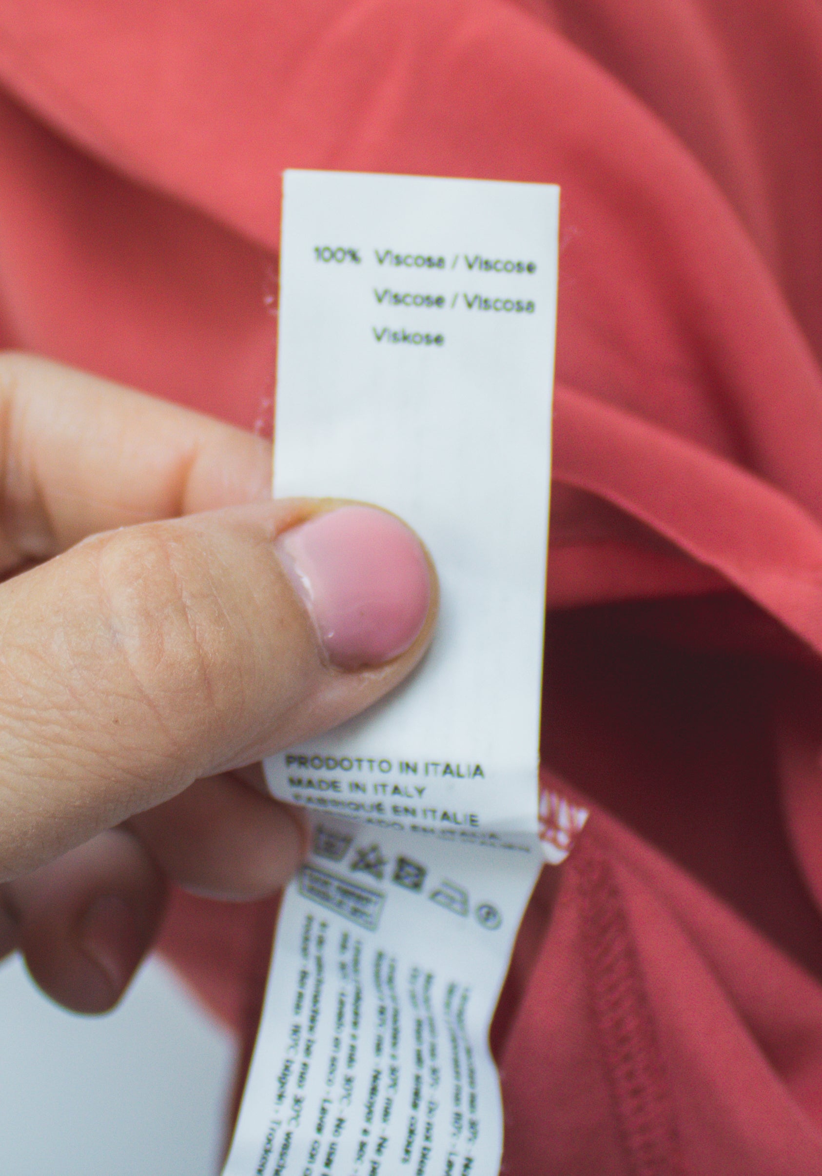 Subdued roestbruine blouse maat XS