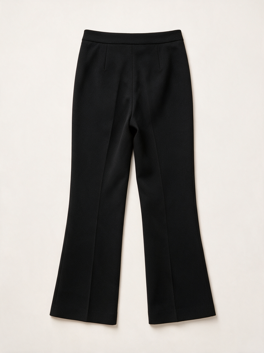 SEVENTY - Broek - zwart, rechte pijp, met stretch - M