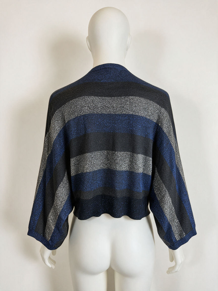 Yes or N0 - Bolero - horizontale strepen, V-hals, glitter - XL