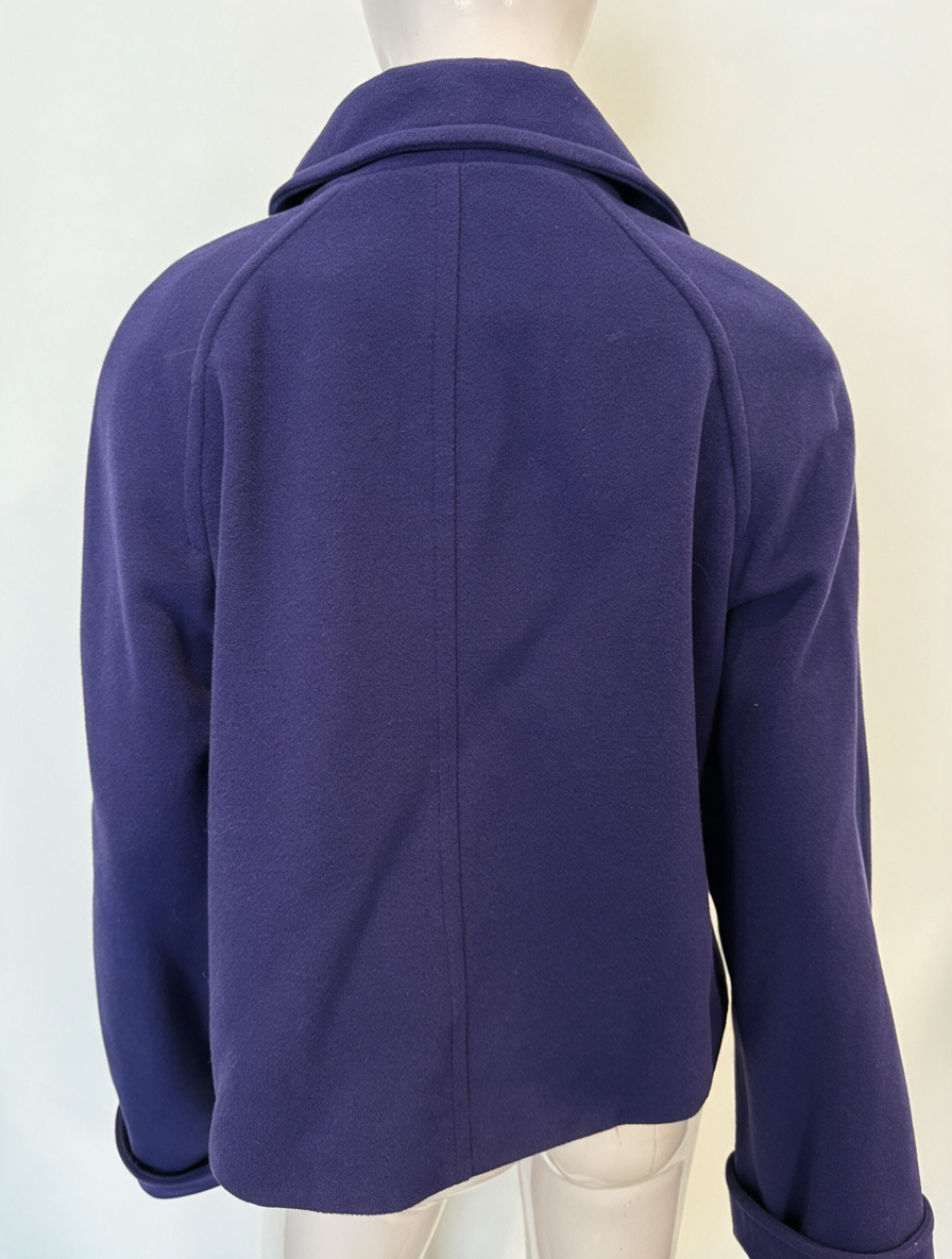 TAIFUN COLLECTION - Jas - paars, wol-kasjmiermix, getailleerd - maat L