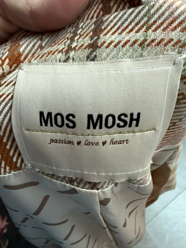MOS MOSH - Blazer - geruit, bruin/beige/groen/wit, getailleerde pasvorm - M