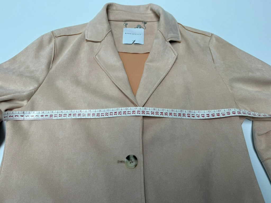 Rinascimento - Jas - beige, 2-knops knoopsluiting, reverskraag