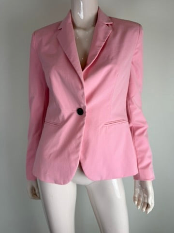 ZARA - Blazer - roze, reverskraag, 1-knoopsluiting - S