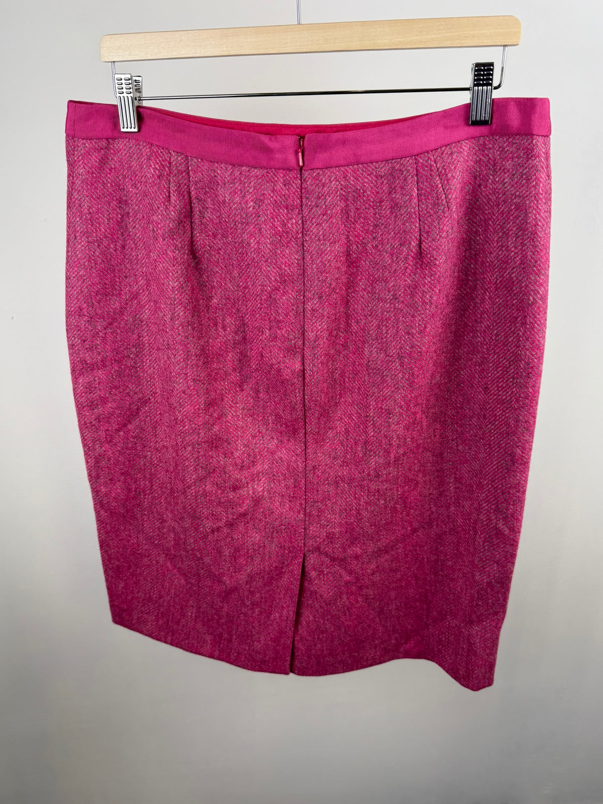 Boden - Rok - roze, kokerrok, visgraatpatroon - XL