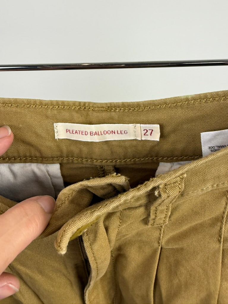 Levi's Broek - beige, chino, rits- en knoopsluiting - maat S