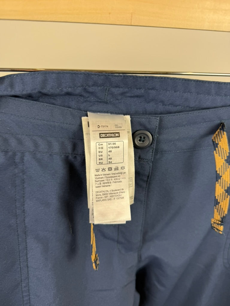 Decathlon - Broek - donkerblauw, rechte pijp, aantrekkoord - XXL