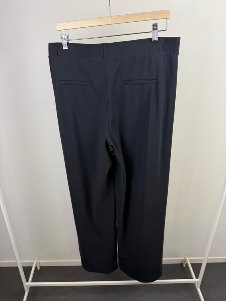 Studio Anneloes - Broek - zwart, hoge taille, wijde pijp - XXL