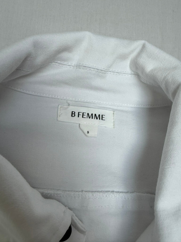 B FEMME - Jas - wit, denim, knoopsluiting - S