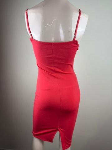 RINASCIMENTO® - Jurk - roze, bodycon, strikdetail - XS